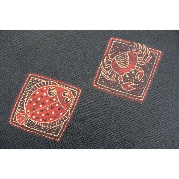 Crab Fish Decorative Serving Trays Lacquerware Made In Japan No Label - Picture 4 of 4